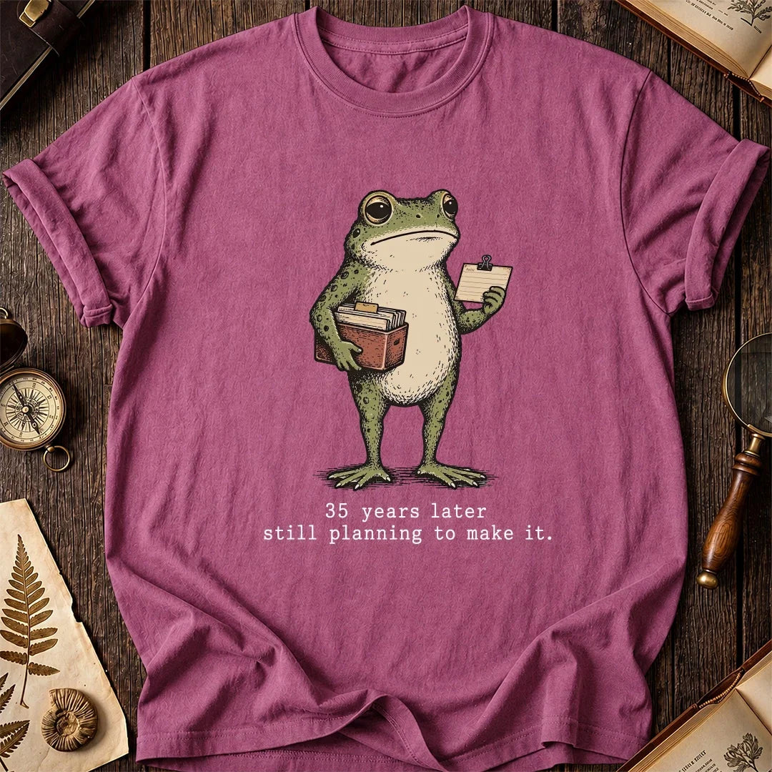 Someday Plan Frog T-Shirt product image 3