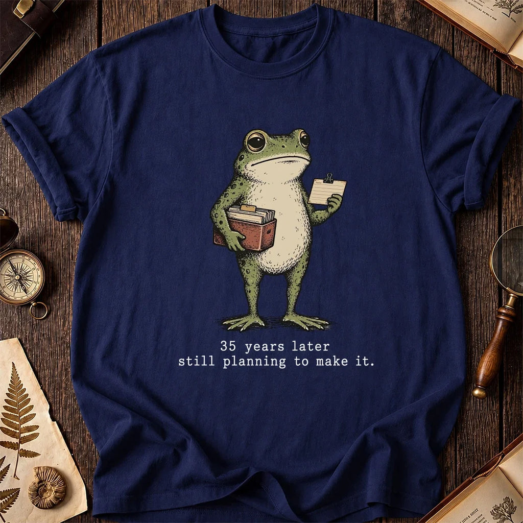 Someday Plan Frog T-Shirt product image 7