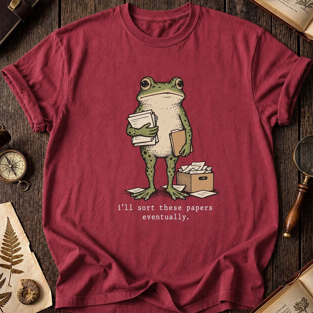 Sort It Later Frog T-Shirt product image 5
