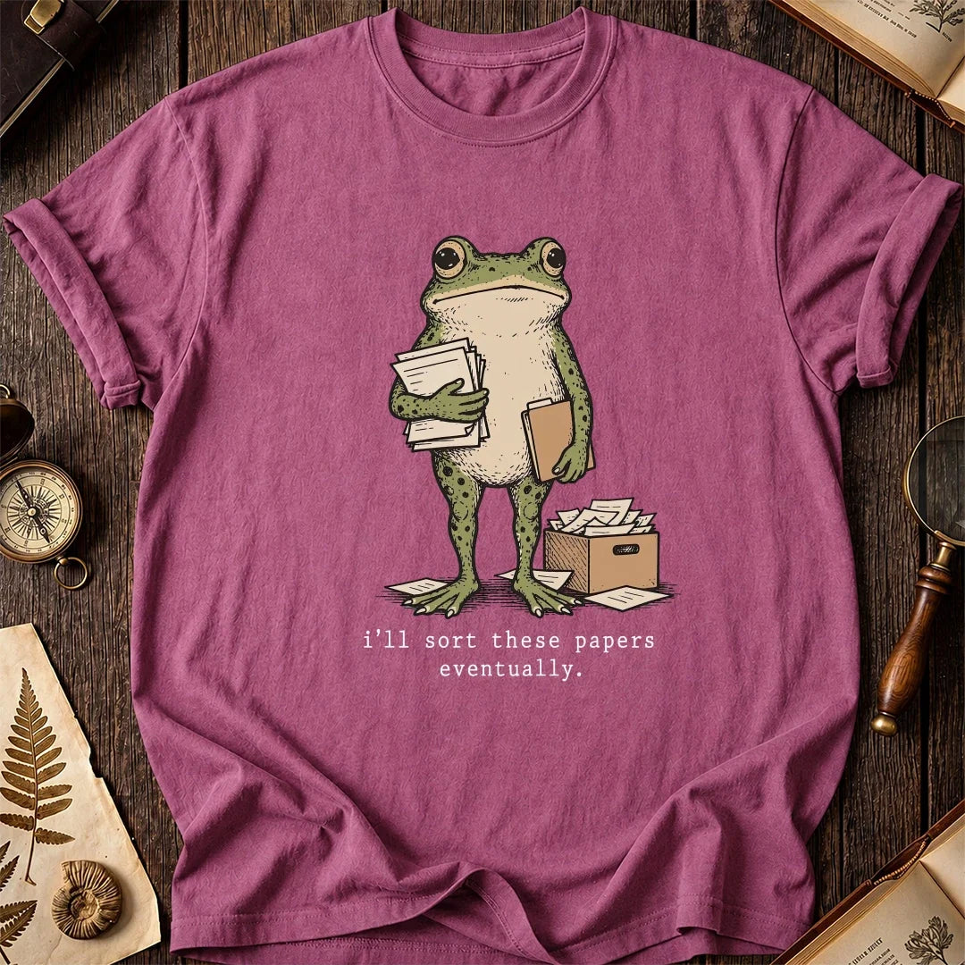 Sort It Later Frog T-Shirt product image 3