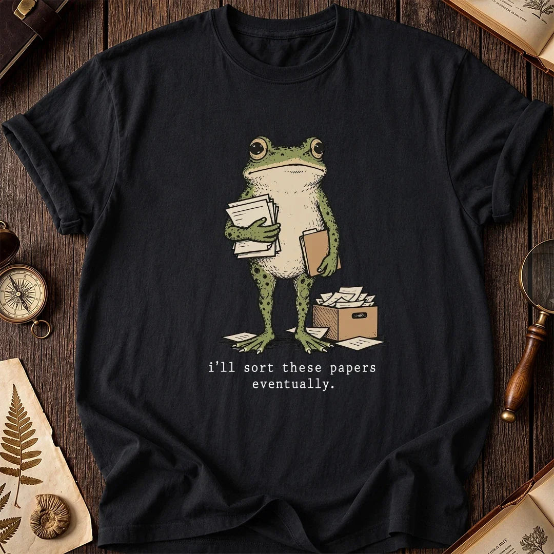 Sort It Later Frog T-Shirt product image 2