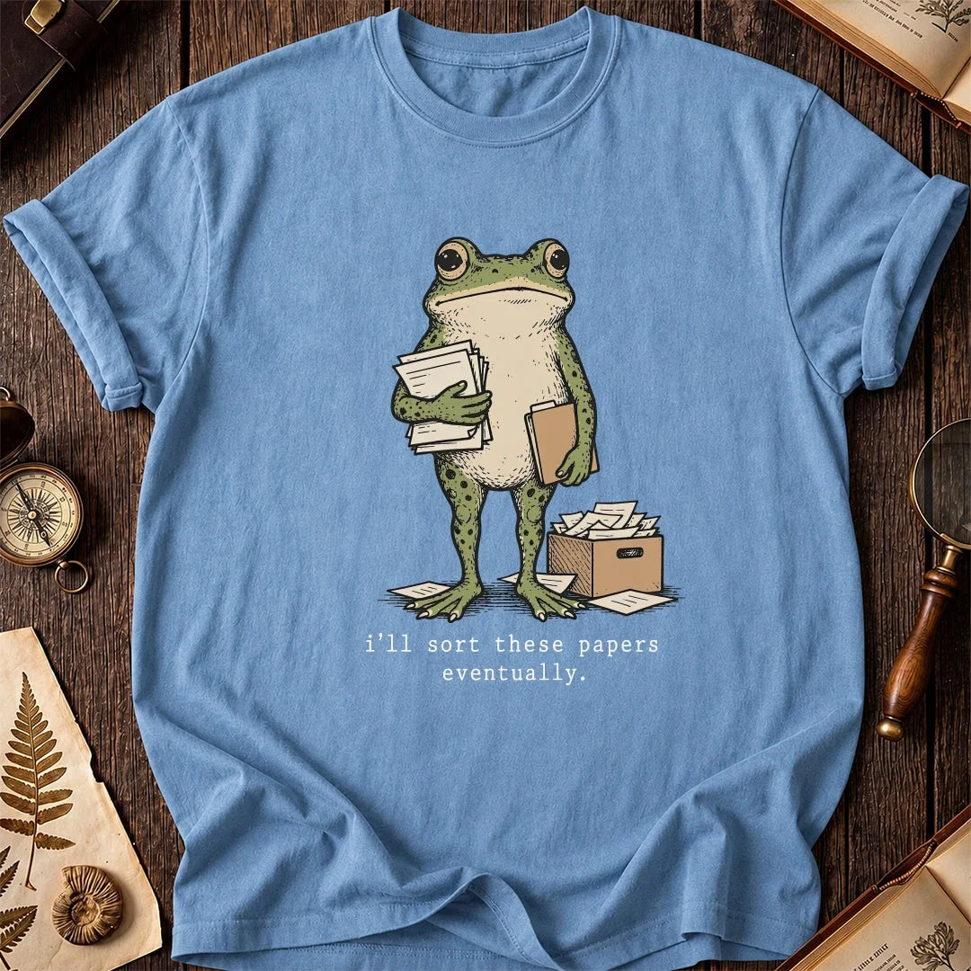 Sort It Later Frog T-Shirt product image 4