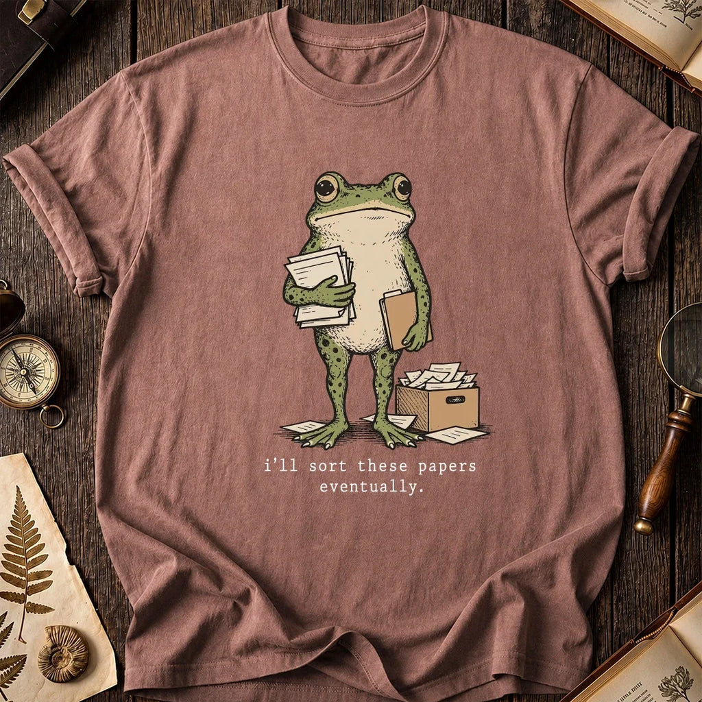 Sort It Later Frog T-Shirt product image 8