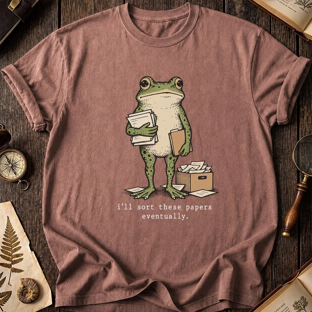 Sort It Later Frog T-Shirt product image 8