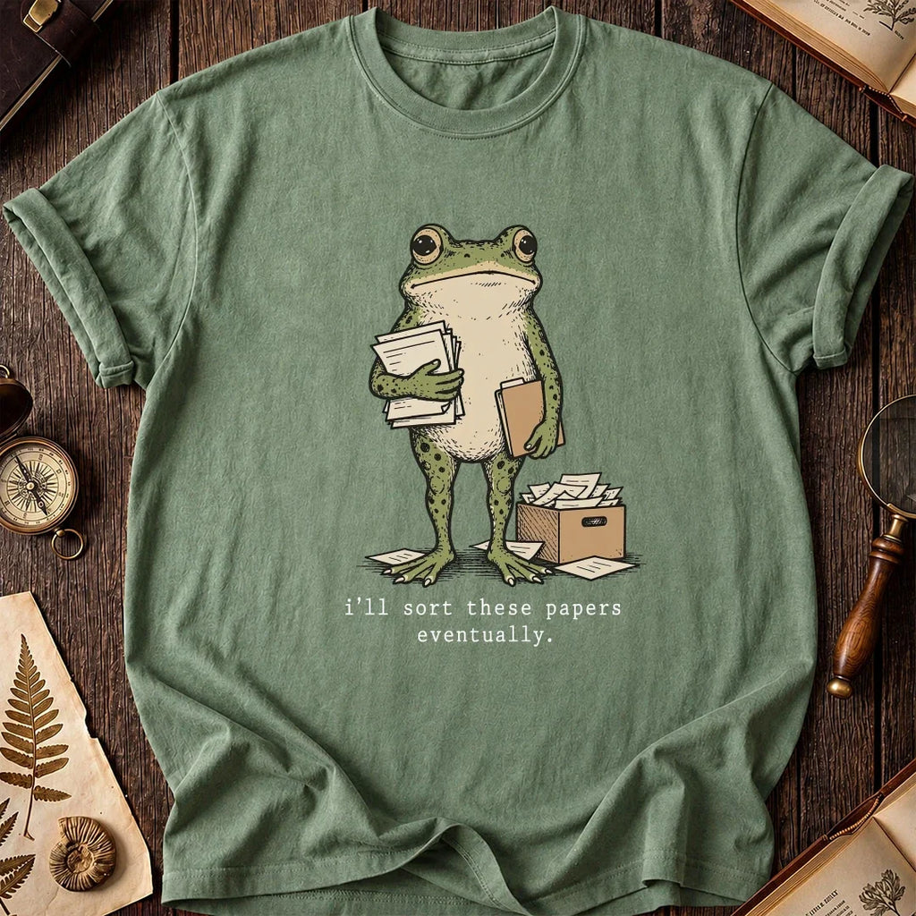 Sort It Later Frog T-Shirt product image 1