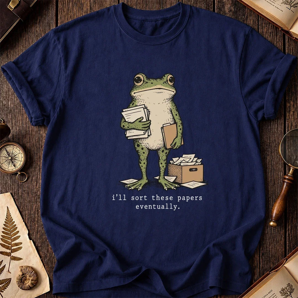 Sort It Later Frog T-Shirt product image 7