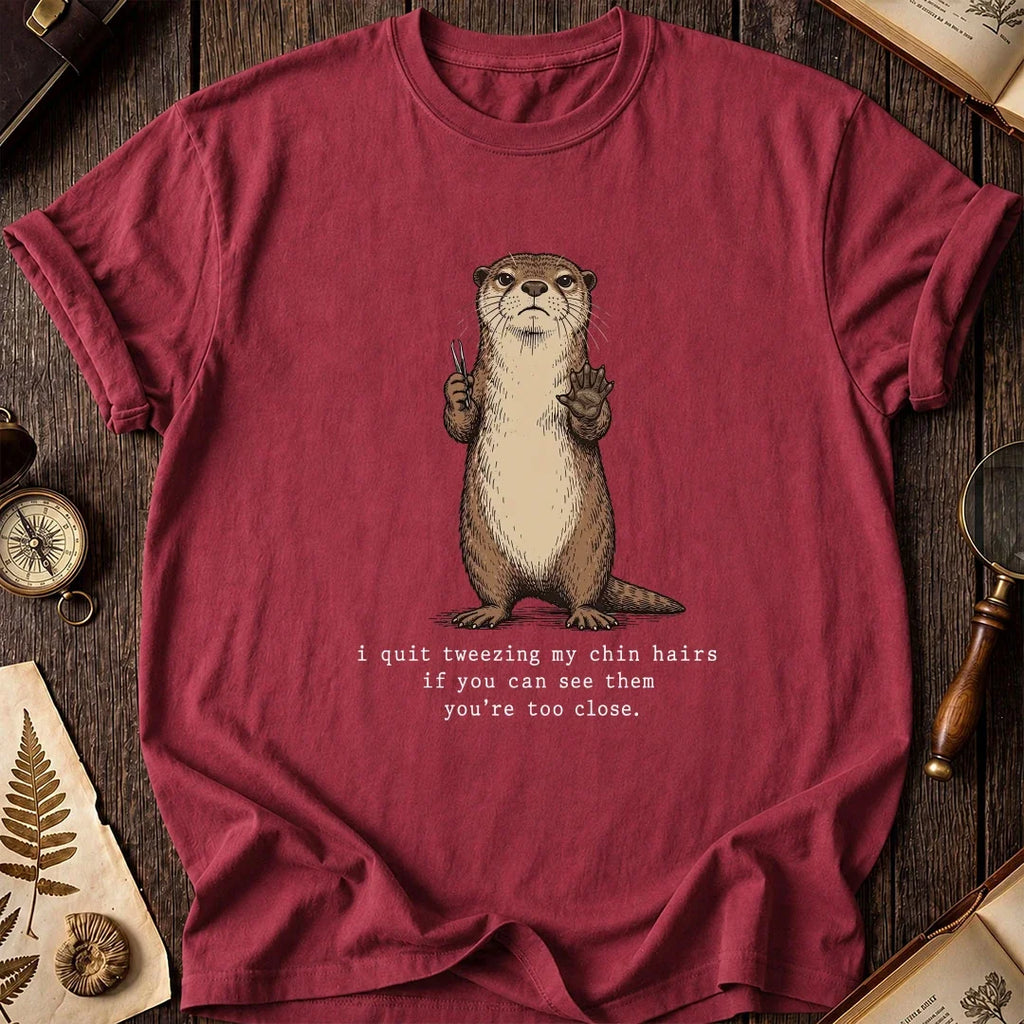 Stop Tweezing Otter T-Shirt product image 4